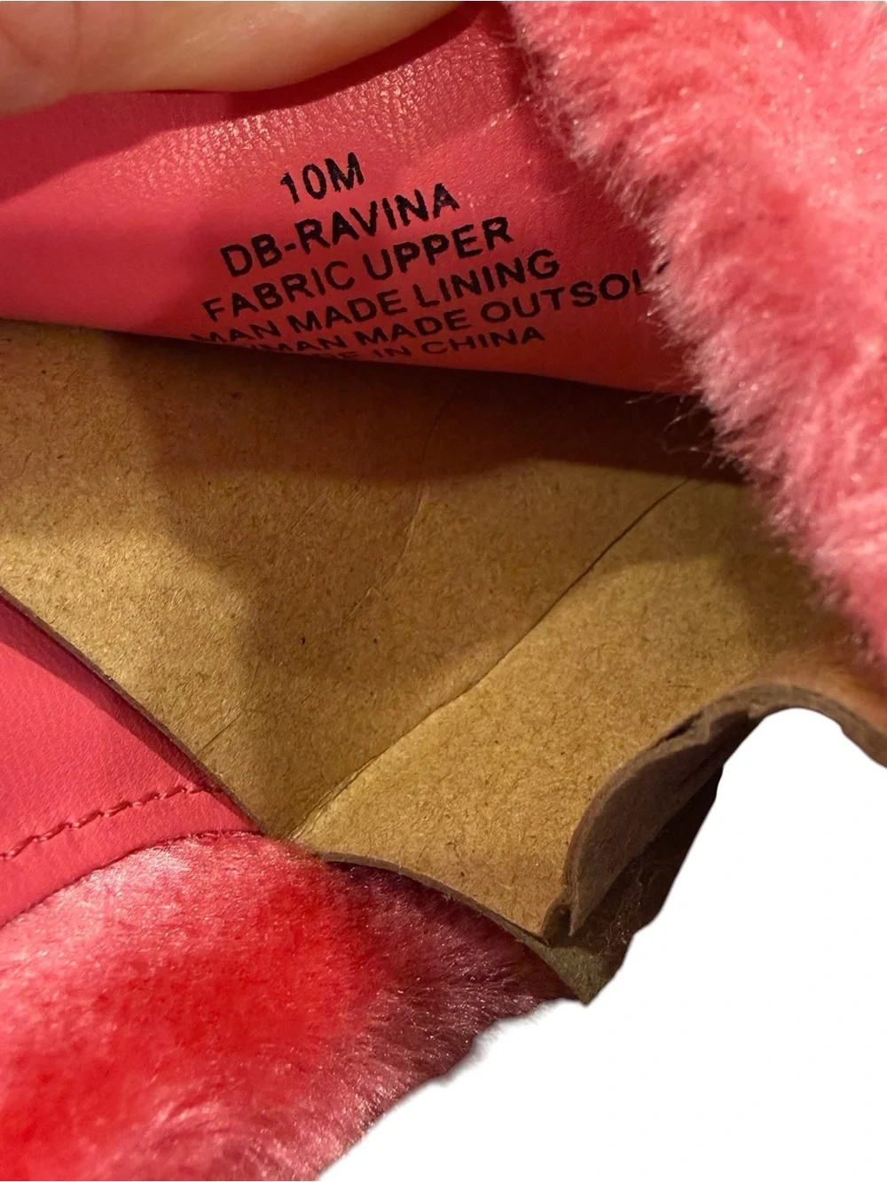 Ravina Perfectly Pink Short Faux Fur Platform Sandals Lulus D’Amelio NEW 9.5/10